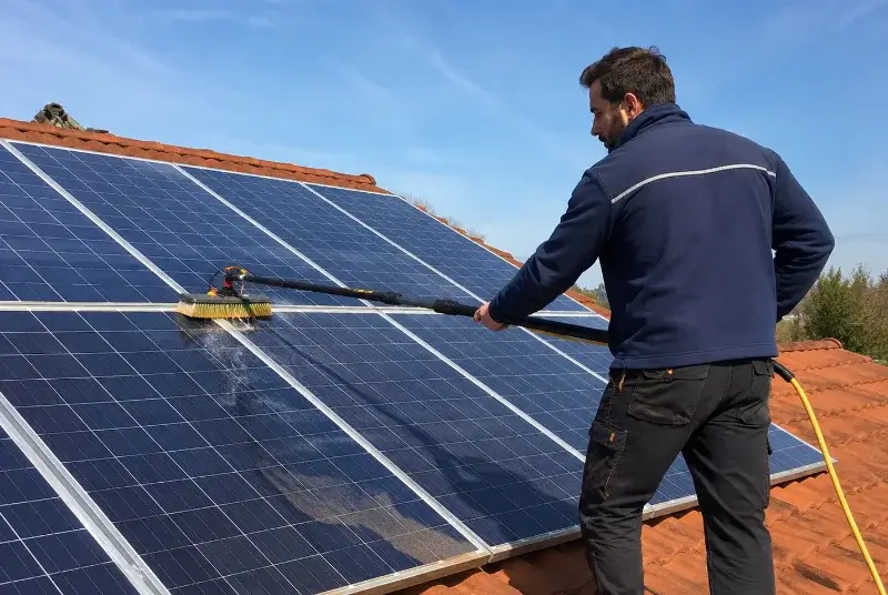 Nettoyage et entretien de panneaux solaires à Chanay