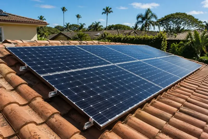 Installation de panneaux solaires à Chanay